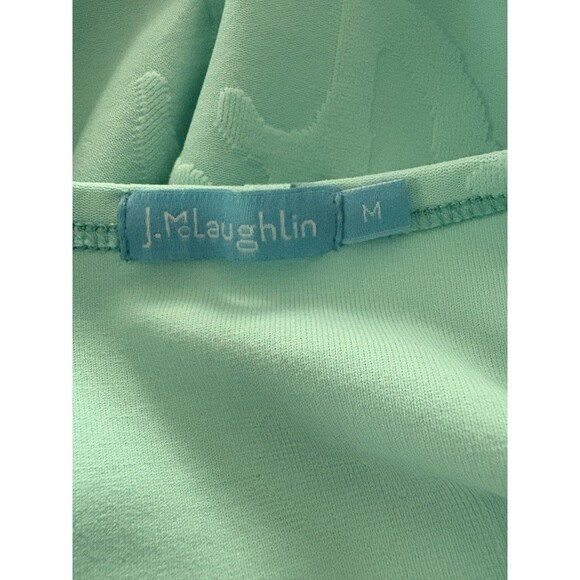 J McLaughlin Catalina Cloth Shirt Medium Textured Coral Pattern Fitted Beach - Picture 6 of 16